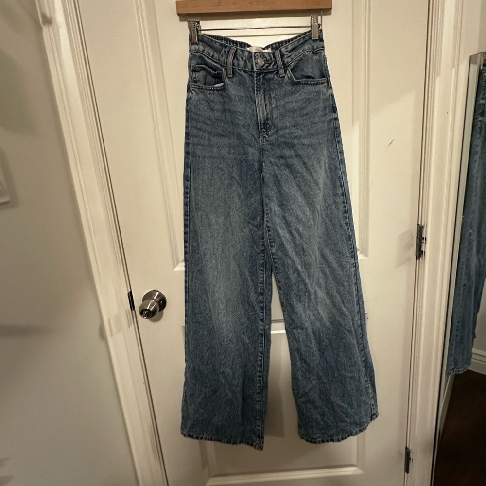 Chloe Blue Flare & Wide Leg Jeans from Dynamite